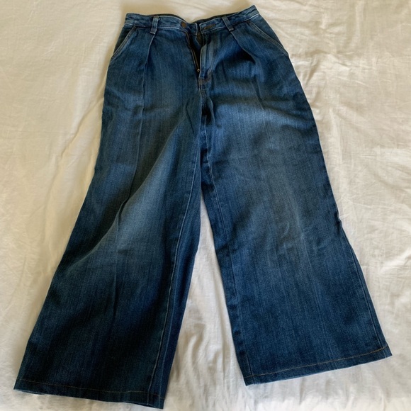 Jeans | Wide Leg Jeans From Gu Japan 